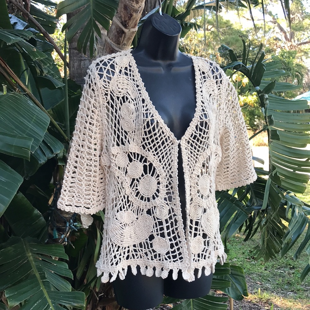 Chicos crochet lace cardigan - Picture 2 of 7